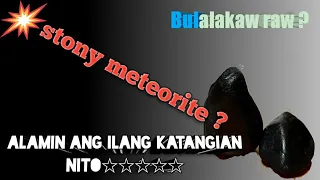 Meteorite identification   Ang ilang katangian nito .2023 update don't use magnet  read  description