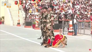 Attari–Wagah border ceremony | Independence Day | BSF | News9 LIVE