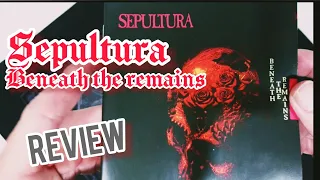 SEPULTURA - BENEATH THE REMAINS CD (Thrash metal 1989) REVIEW, reseña, unboxing