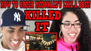 How To Order Mcdonald's Like A Boss! REACTION | MY DAD REACTS