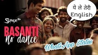 ये ले तेरी English😡 | WhatsApp Status With Lyrics| Super30 | Basanti No Dance💃 | Hritik Roshan❤️❤️