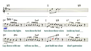 I Can’t Make You Love Me - ( Bb Instrument ) Reference