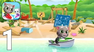 Talking Tom Jetski 2 Gameplay Walkthrough Part 1 - Tutorial [iOS/Android Games]