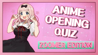 Anime Opening Quiz: 2013-2022 (Easy - Otaku)
