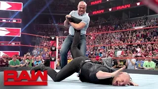 Kurt Angle wishes Baron Corbin "luck": Raw, April 8, 2019