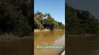 Así se viaja en peque peque #amazonas río Loretoyaco #leticia