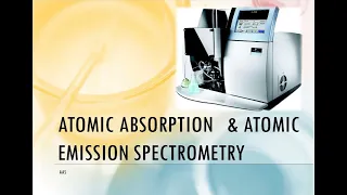 1- Instrumental Analysis : ATOMIC ABSORPTION Spectrometry (AAS) شرح بالعربي