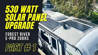 Forest River E-Pro 20bhs Travel Trailer Solar Upgrade!!!