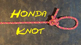 How to Tie the Honda Knot - The Lasso Knot or Lariat Knot