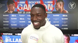 EMOTIONAL RICHARD RIAKPORHE REACTS TO FATHERS TEXT | BILLAM-SMITH | BEN SHALOM | WBO WORLD TITLE