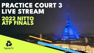 2022 Nitto ATP Finals Live Stream - Practice Court 3 | Turin