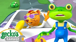 Weasel's New Wheels | Gecko's Magical World | Animal & Vehicle Cartoons | Cartoons for Kids