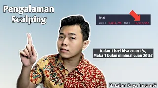 Share Pengalaman - Mencoba Jadi Full Time Trader Jalur Scalping | Bisa Konsisten Cuan 1% per hari?