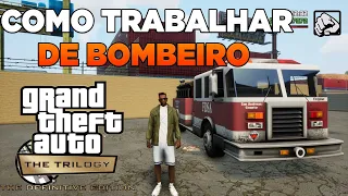 Como Trabalhar de Bombeiro no Gta San Andreas Definitive Edition