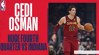 🥶 CEDI OSMAN has HUGE fourth quarter to help Cleveland past Indiana! | EXTENDED HIGHLIGHTS 🎥