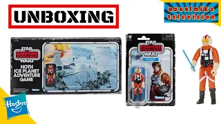 STAR WARS EMPIRE STRIKES BACK HOTH ICE PLANET ADVENTURE GAME RETRO COLLECTION UNBOXING