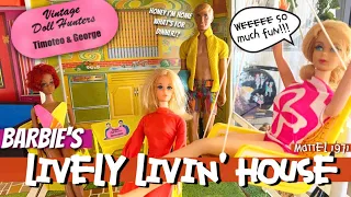 BARBIE'S LIVELY LIVIN' HOUSE 1971 MATTEL, BARBIE"S FRIENDS, NEW MERCH REVEAL AND MORE!!!