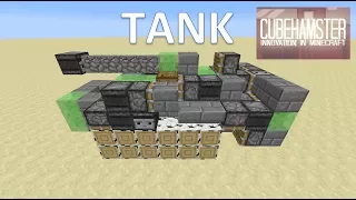 Minecraft: Controllable Tank with working Tank Tracks for Java