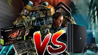 Gtx 1050ti  vs PS4 pro The surge [test fps]