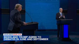 BREAKING NEWS: Biden, Trump agree to presidential debates in June, September