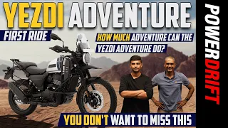 2022 Yezdi Adventure | First Ride Review | PowerDrift