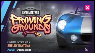 NFS No Limits | Walk-through: Proving Grounds | Shelby Daytona | 210 gold spent | Day 1 Warm-Up