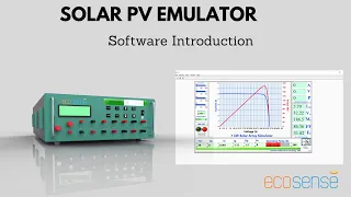 Solar PV Emulator - Software Introduction