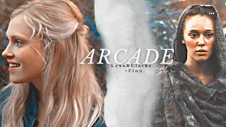 Lexa & Clarke + Finn • Arcade (Fiction)