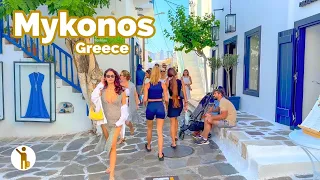 Mykonos, Greece 🇬🇷 | Playground of the Elite | 4K 60fps HDR Walking Tour