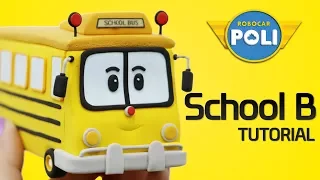 Transformed into clay♥ School B became so soft! | Friends of Robocar POLI | Gony’s Claytown