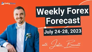 Weekly Forex Forecast For July 24-28, 2023 (DXY, EURUSD, GBPUSD, AUDUSD, XAUUSD)
