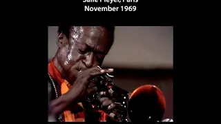 Miles Davis Quintet – Salle Pleyel, Paris, November 1969 (Live Recording)