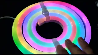 CHACOKO RGB con IC Neon Tira LED, Efecto de Arcoiris, El efecto es una pasada !!
