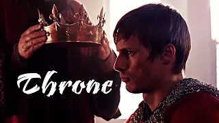 Merlin & Arthur Throne 4K (The Adventures of Merlin)