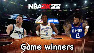 RECREATING GAME WINNERS IN NBA 2K22 MOBILE ARCADE EDITION!!