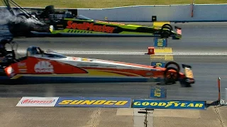 Doug Kalitta beats J.R. Todd in the closest final in NHRA Top Fuel history