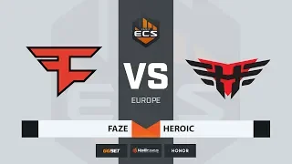[RU] FaZe vs Heroic | Map 2: Nuke | ECS Season 8 Europe