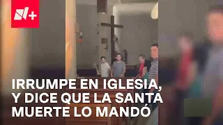 Hombre destroza figuras religiosas en Culiacán - Despierta
