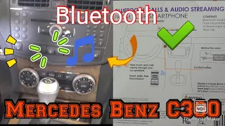 2009 Mercedes Benz C300 How to remove radio Install isimple Bluetooth tranzit aux select