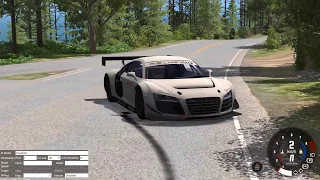 Столкновения двух машин в BeamNG Drive