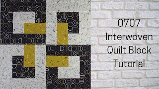 0707 Interwoven Free Quilt Block Tutorial | Block of the Day 2023 | AccuQuilt | Carol Thelen