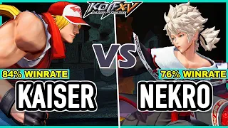 KOF XV 🔥 Kaiser (Terry/Kyo/Ryo) vs Nekro (Meitenkun/K'/Benimaru)