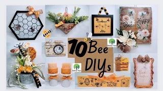 10 *Must See* Bee DIYs | Dollar Tree Crafts || What Month is This? Feb || Spring In Florida = Bees