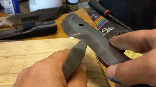 Tracker Knife Sharpening