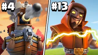 CLANSTADT - das große Truppen + Zauber Ranking | Clash of Clans