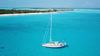 Sailing Bahamas, Sailing Exuma, Normans & Shroud Cay - Hallberg Rassy54 Cloudy Bay - Jan'20. S20 Ep6