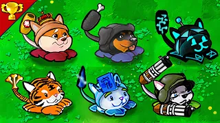 Plant vs Zombies : Cattail World Pak ( Dogtail, Shibatail, Machine Cattail, Tigertail, Ice Cattail )