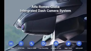 Alfa Romeo Giulia/ Stelvio: Integrated Dash Camera System