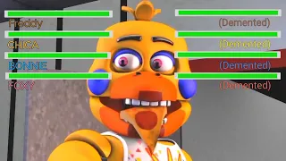 [SFM FNaF] Top 5 FNAF vs FIGHT Animations WITH Healthbars