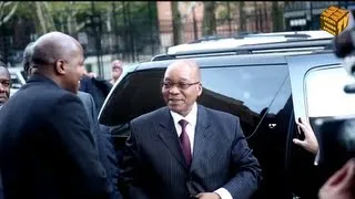 President Zuma Meets SaharaTV At Madiba Restaurant